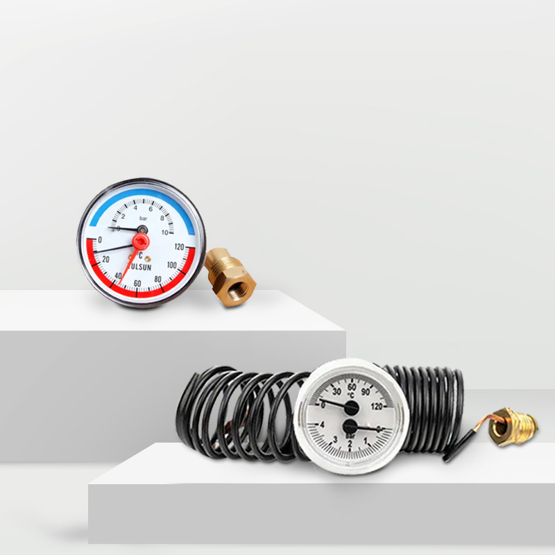 HVAC -trycktermometer